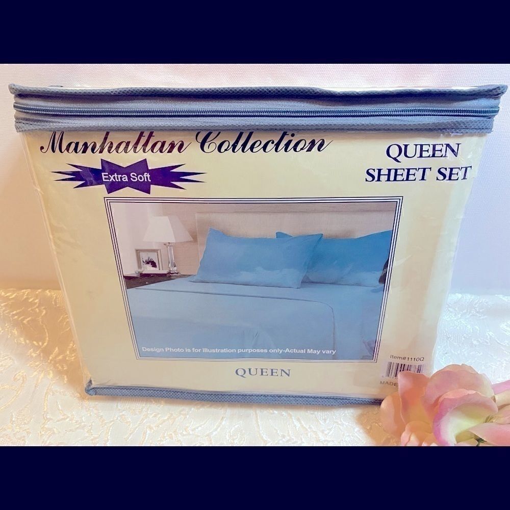 💥Manhattan Collection Extra Soft Queen Sheet Set